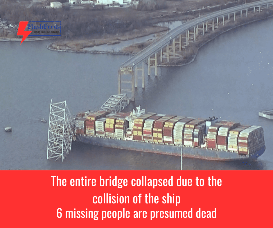 Baltimore bridge collapse after massive cargo ship collision