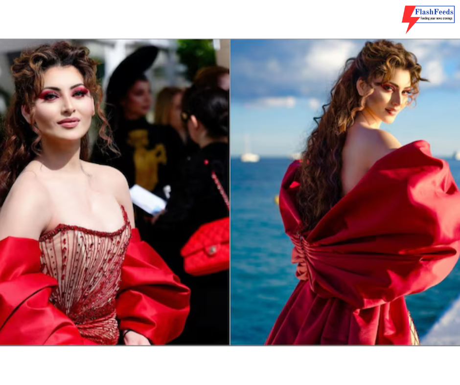 Cannes 2024-Urvashi Rautela stuns in red