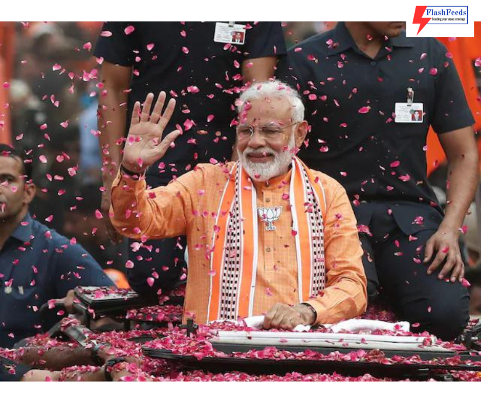 Modi launches Varanasi roadshow-files nomination