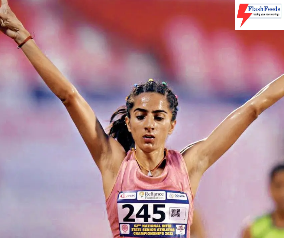 Deeksha breaks national record