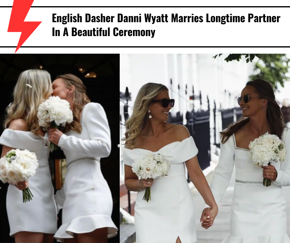 Danni Wyatt weds partner in lovely ceremony