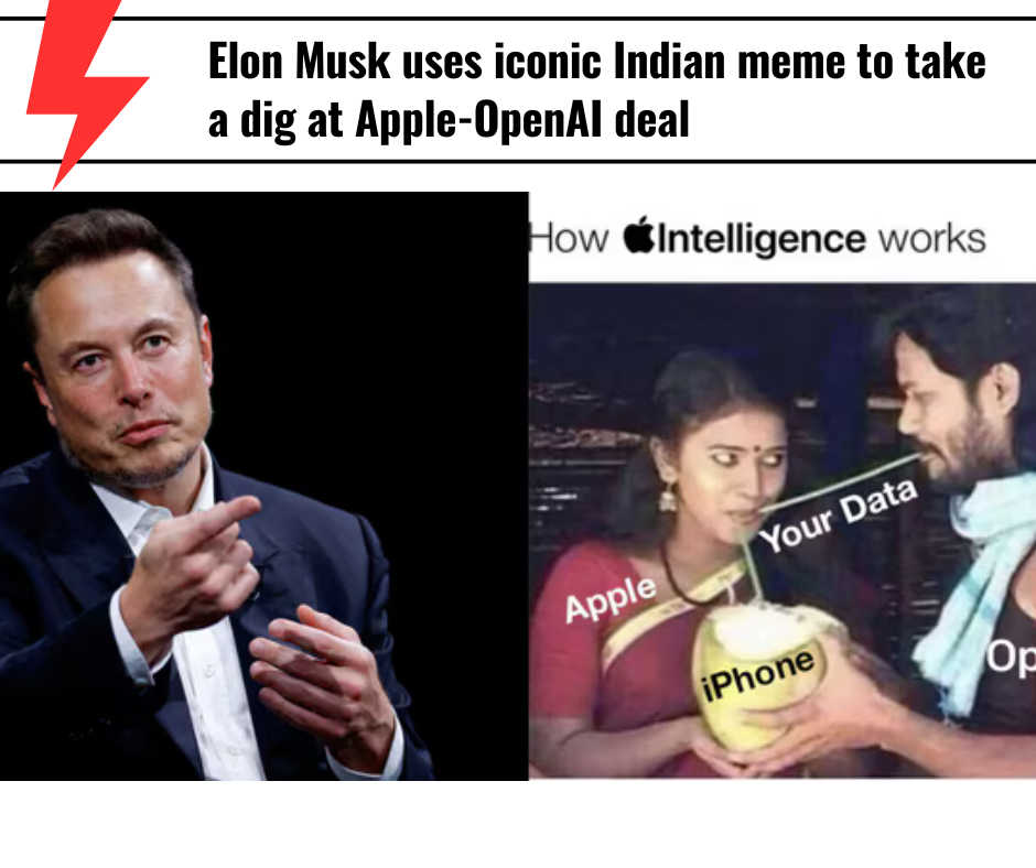 Elon Musk jokes about Apple-OpenAI deal