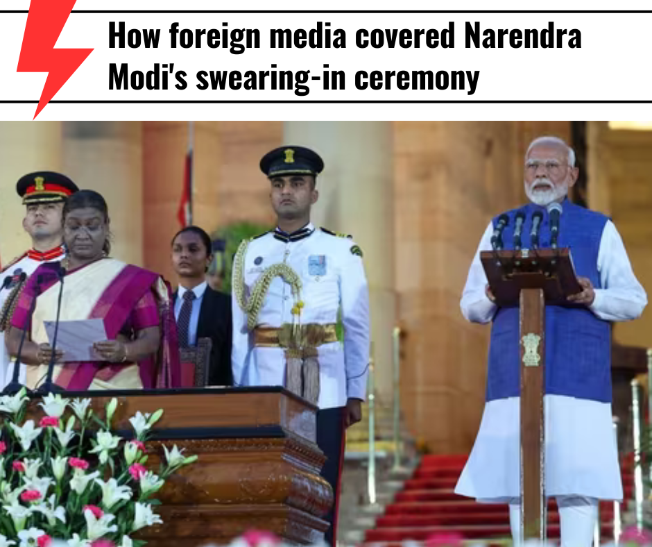 Global media on Narendra Modi's oath-taking