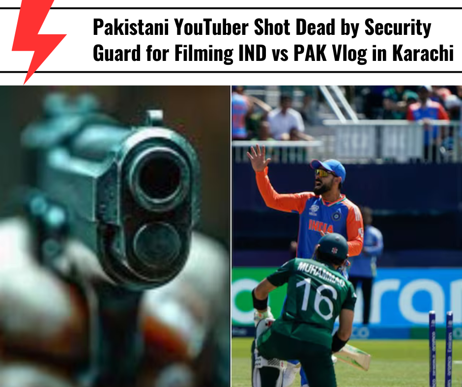 Guard kills YouTuber filming India-Pakistan vlog