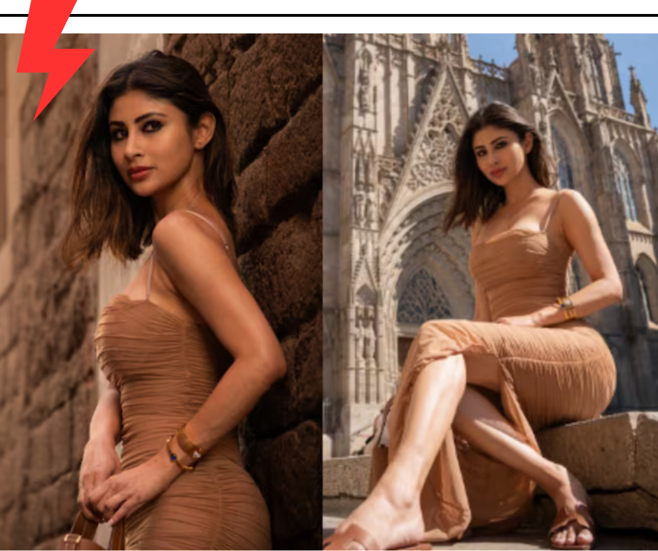 Mouni Roy stuns in tight dress, viral photos!