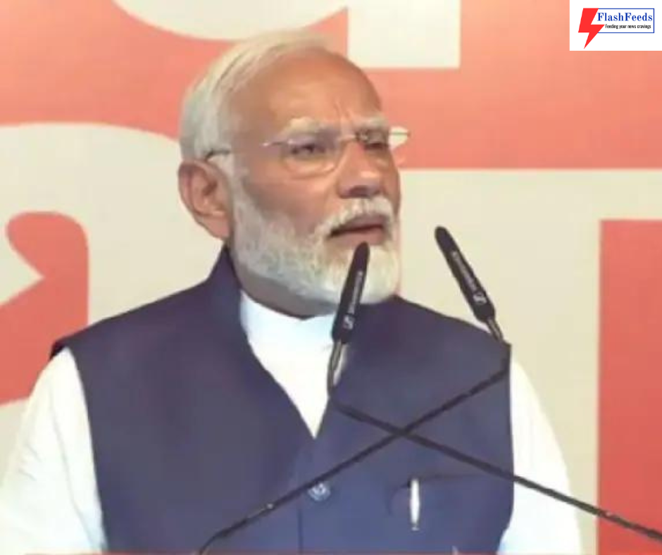 PM Modi speaks at NDA gathering live