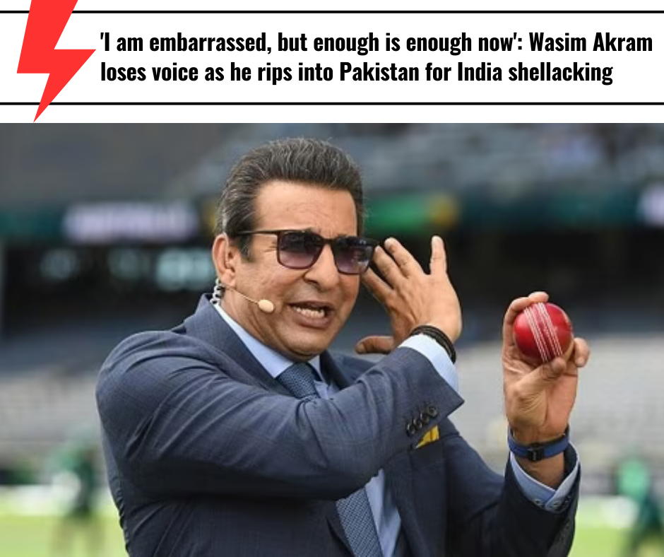 Wasim Akram blasts Pakistan after India defeat