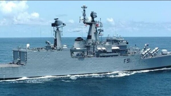 INS Brahmaputra major fire damage