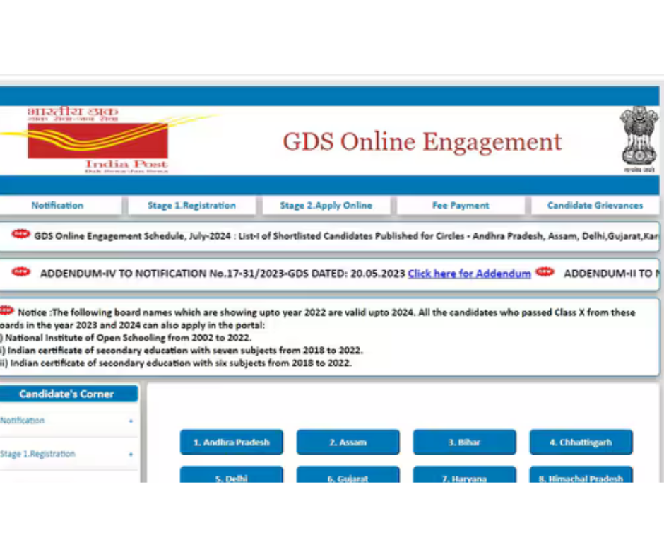 India Post GDS 1st merit list released