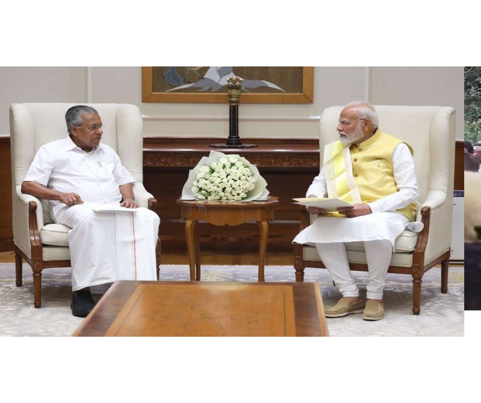 PM Modi and Kerala CM discuss Wayanad rehabilitation in Delhi