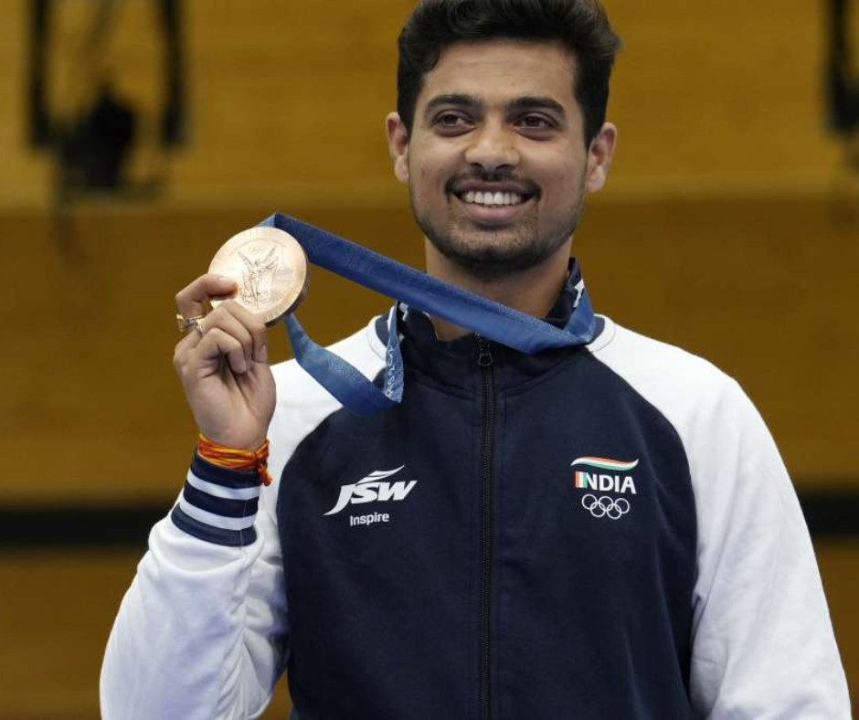 Swapnil Kusale Bronze medallist for India at Paris Olympics 2024